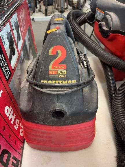Craftsman 2 gallon wet dry vacuum with attachments image