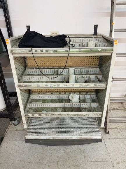Vintage shelving unit / bolt organizer image