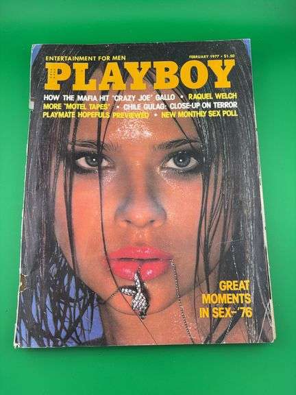 1977 Playboy Magazines image
