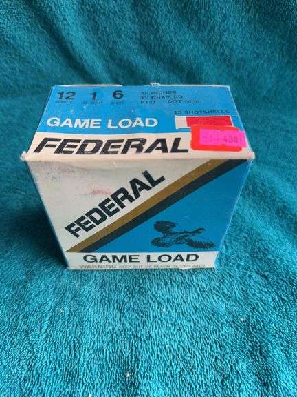 Federal Game Load 12GA 1oz Shot image