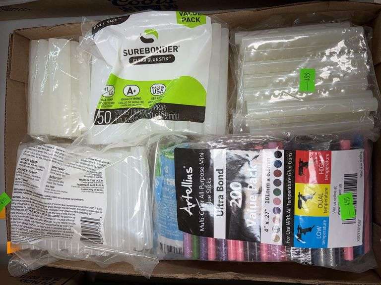 Box of glue sticks image