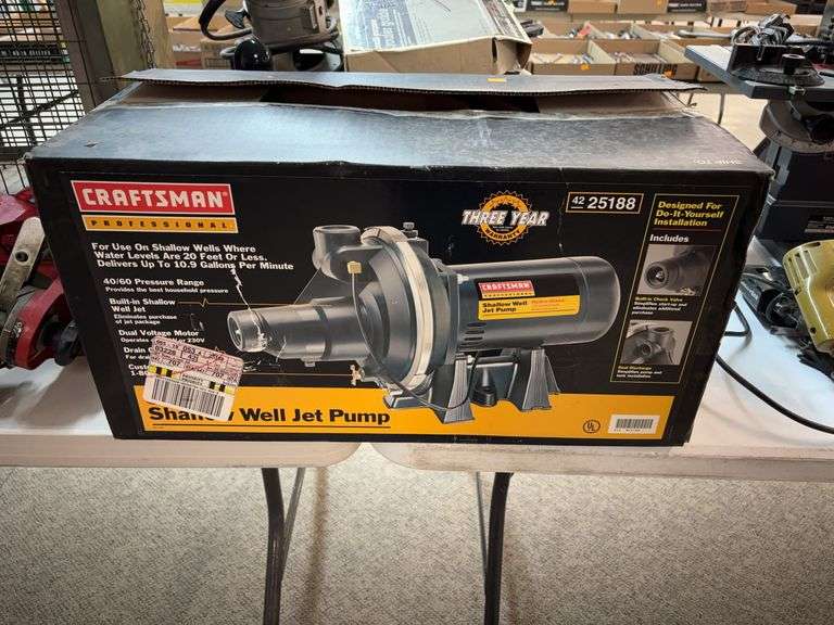 Craftsman shallow well jet pump image