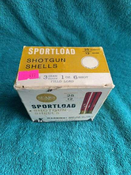 Sears  sport load shotgun shells 12 GA 1oz 6 Shot image