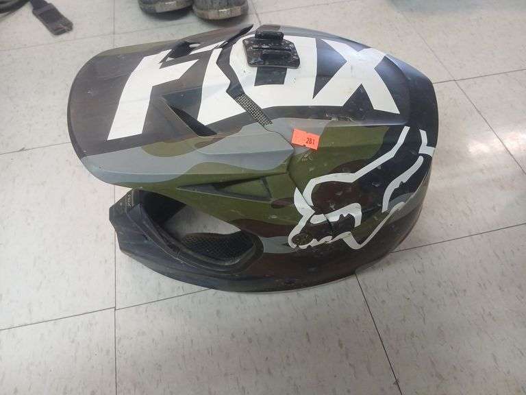 Fox dirtbike helmet large. image