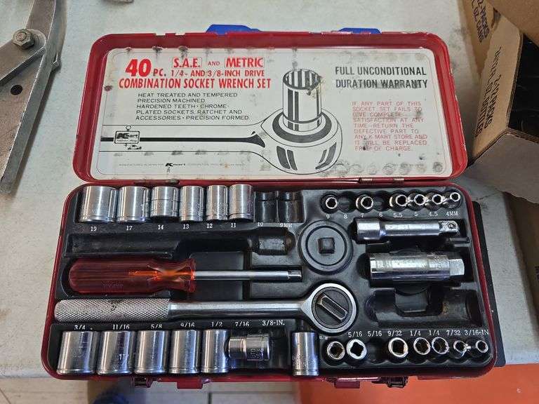 SAE and Metric Socket Tool Set image
