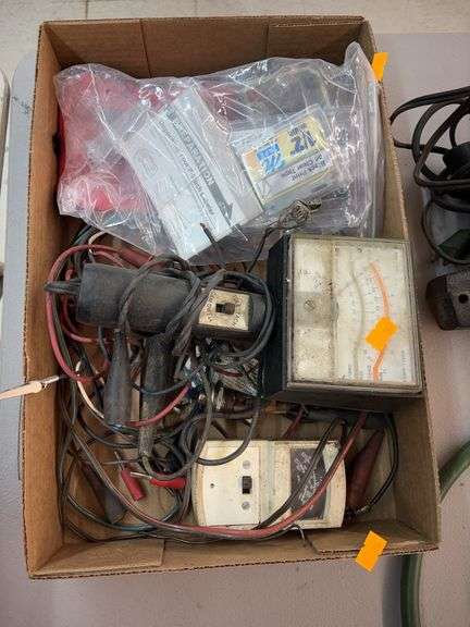 Flat of various wires and meters image