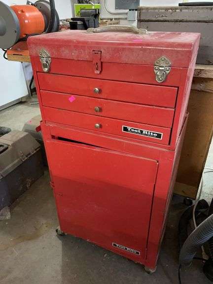 Small rolling toolbox with contents image