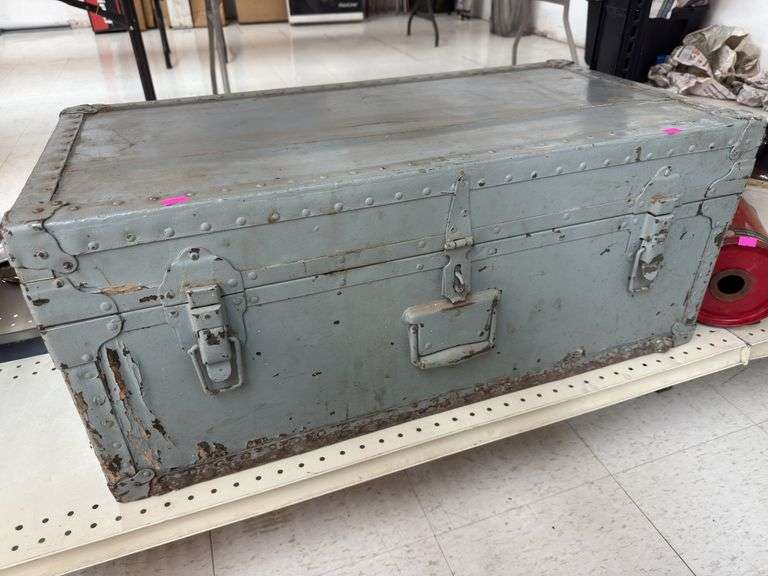 Wooden/steel chest image