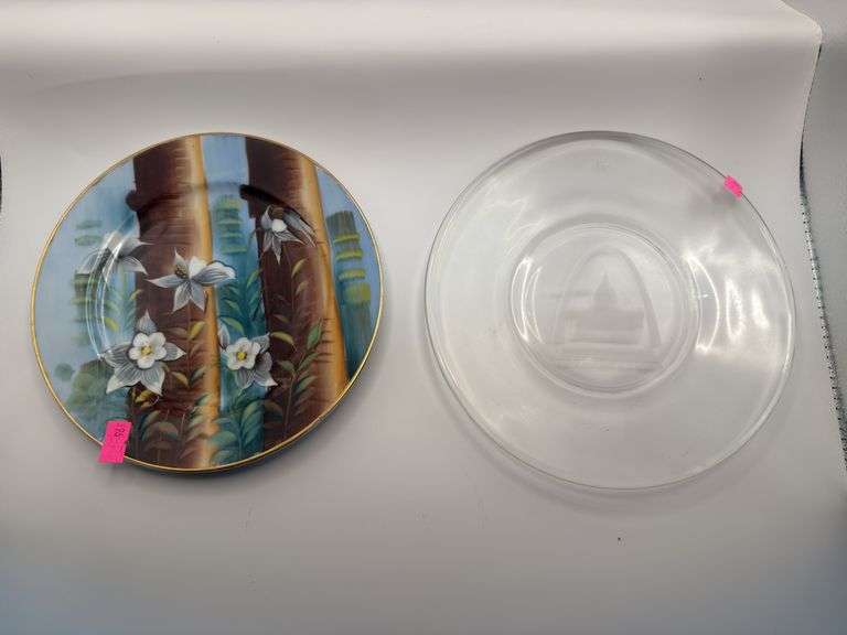 Porcelain plate St Louis arch plate image