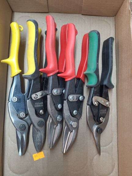 5 pairs of craftsman evolv tin snips image