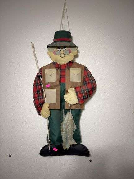 Stuffed fisherman decor image