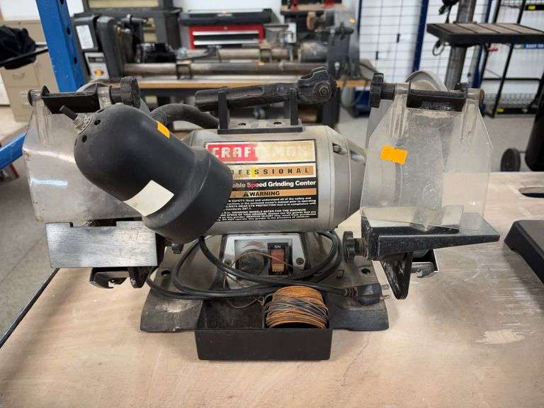 Craftsman professional 8 in variable speed grinder image