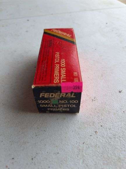Federal No.100 Small pistol primers 1000 primers image