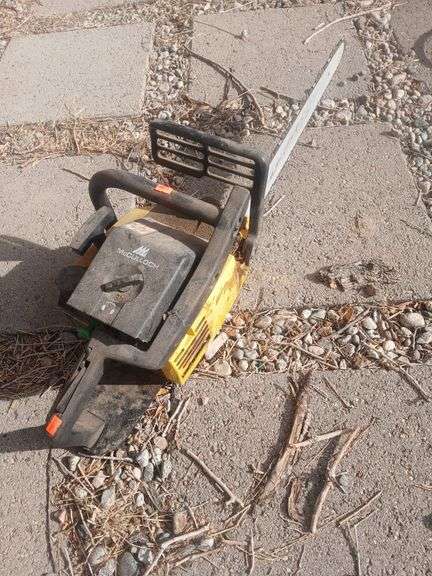 McCullough timber bear gas chainsaw image