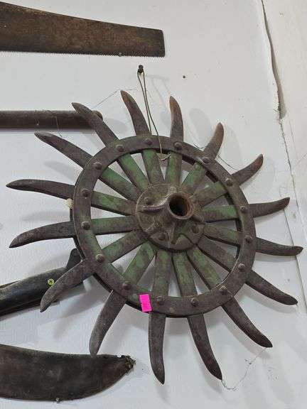 Vintage John Deere Cultivator Disc image