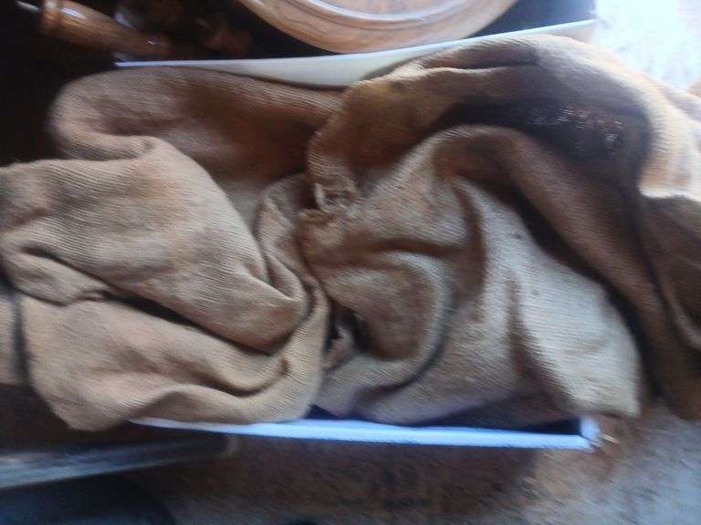 3 burlap sacks. image