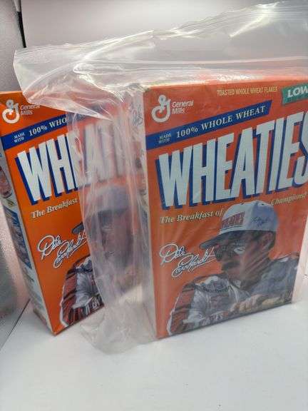 Dale Earnhardt Wheaties Cereal Boxes 1 Full 1 Empty image