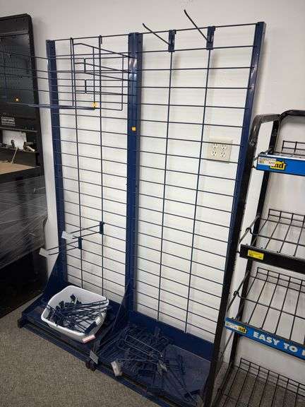 Grid wall with pegs image