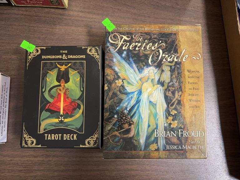 Two boxes of tarot cards image