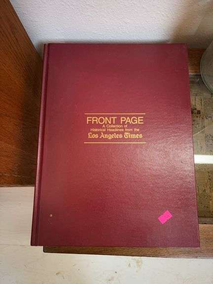 Front page Los Angeles times collection of historical headlines image