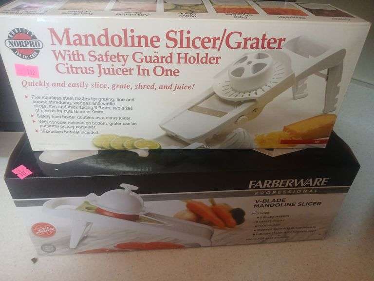 Set of mandolin slicer/graders. image