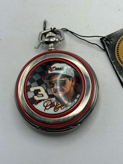1 Dale Earnhardt Pocket Watch and 2 Cases image