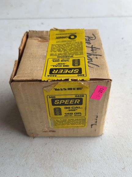 Speer 38 Cal 148 grain bullets image