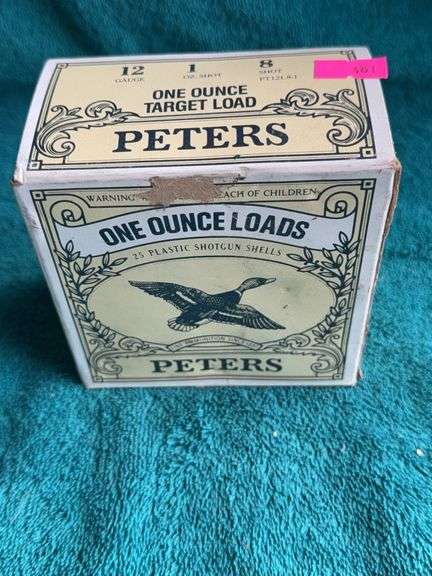 Peters 1oz Target Loads 12 GA 8 shot image