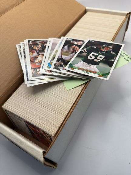 1993 Topps football cards series one and two image