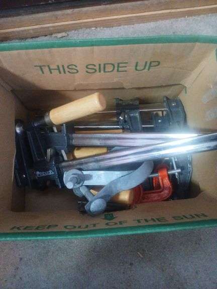 Box of misc clamps image
