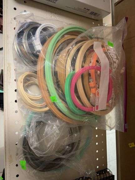 2 bags of Embroidery hoops image