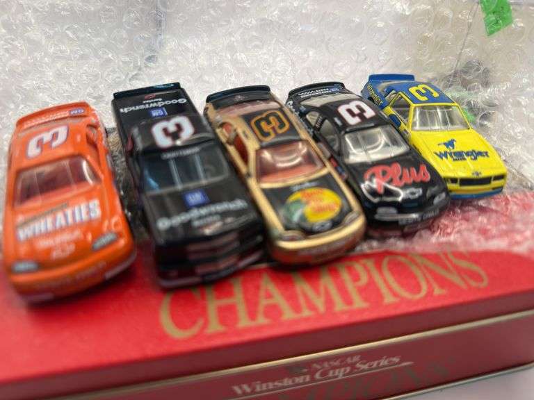 Collection Of Nascar Memorabilia, Winston Cup Matchbooks, Hot wheels Cars image