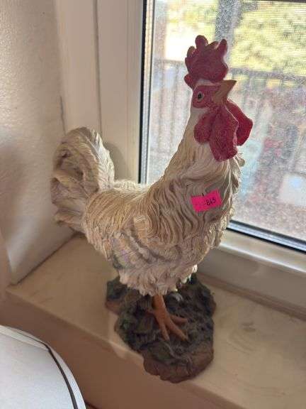 Ceramic rooster image
