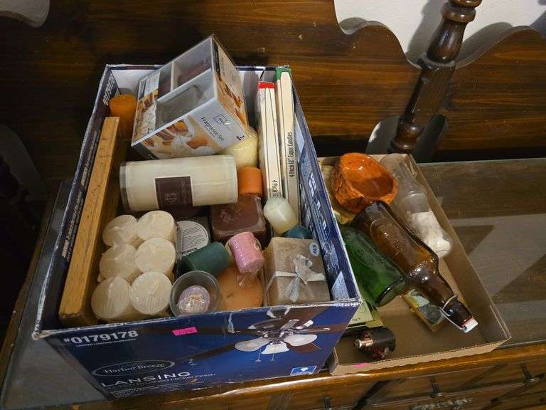 2 Boxes of Home Decor image