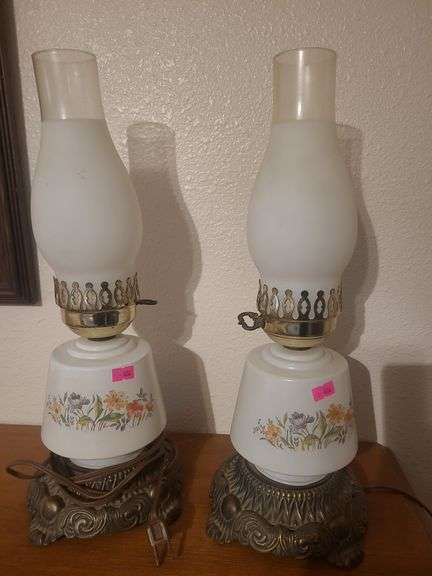 2 decorative bedside lights image