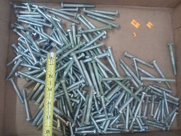 Flat of misc grade 5 bolts image