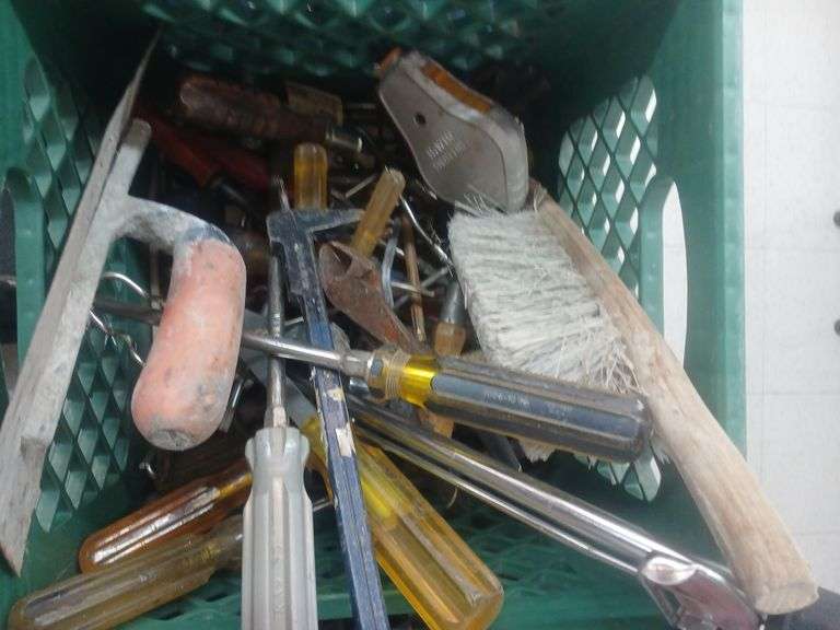 Bin of misc hand toola image