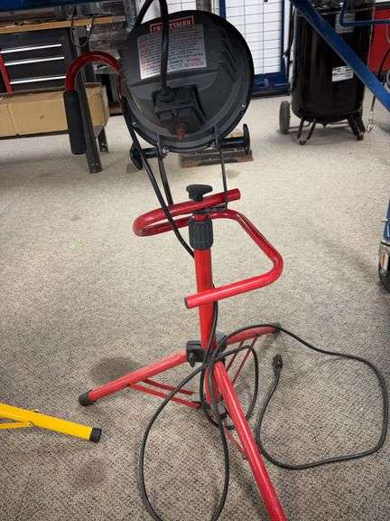 Craftsman halogen work light with a tripod image