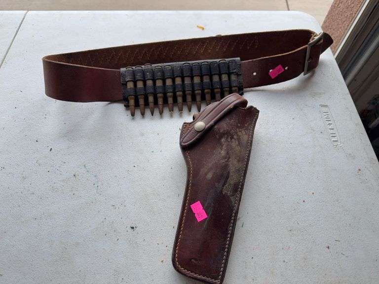Gun belt with 30-06 ammo image