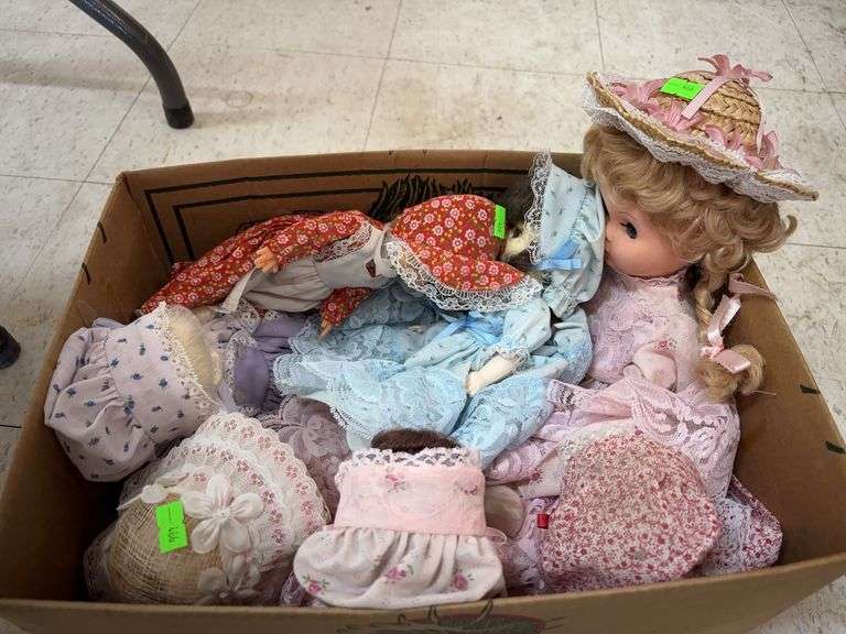 Box of dolls image