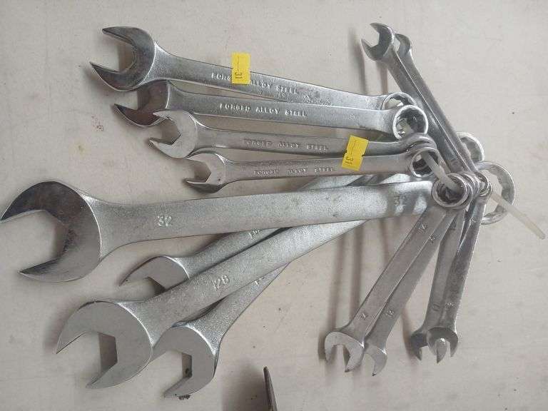 Assortment Of Forged Alloy Steel Wrenches image