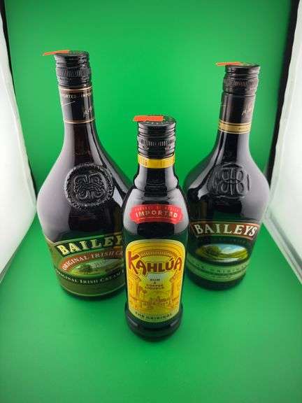 Collection of bottled alcohol image