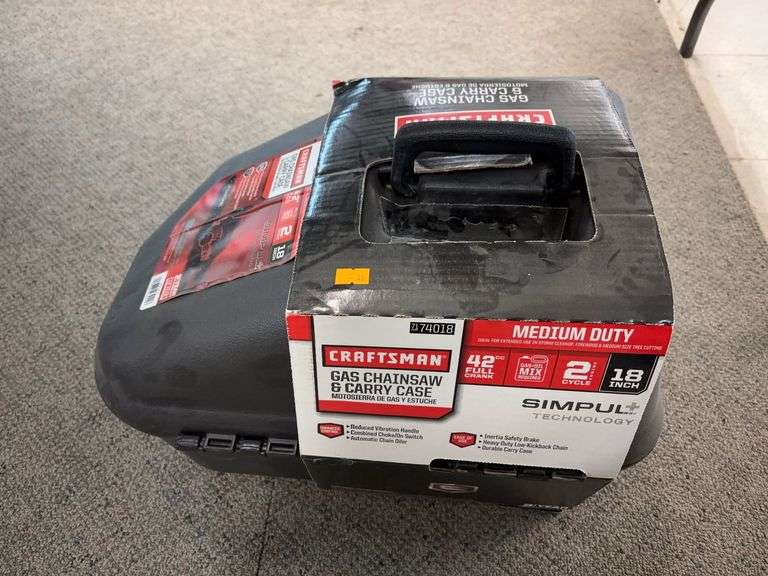 Craftsman chainsaw carry case image