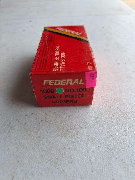 Federal NO.100 small pistol primers image