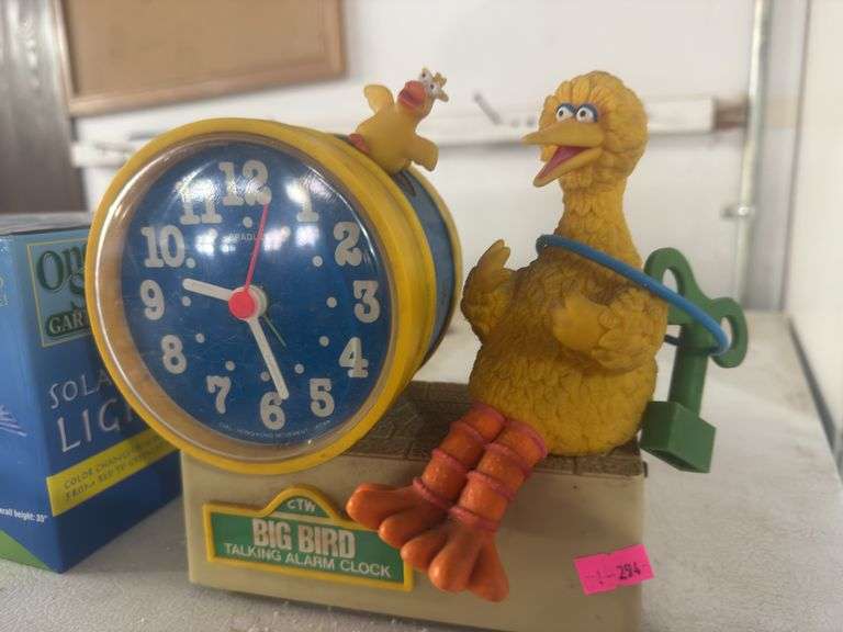 Bigbird talking alarm clock image