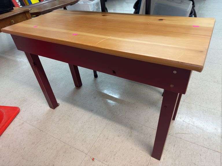 Wooden End table 3’x18”x24” image