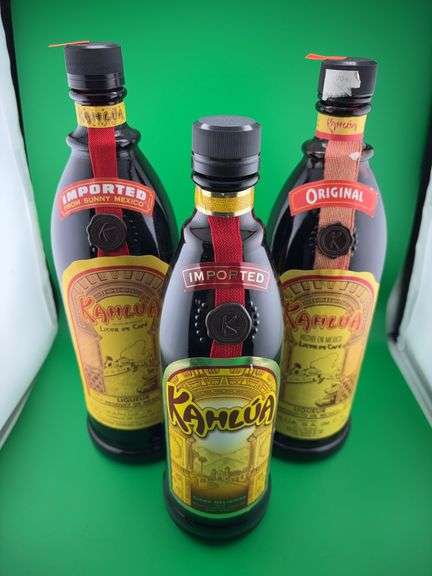 Collection of bottled alcohol image