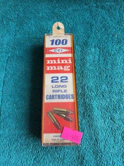 CCI mini mag 22 LR partial box image