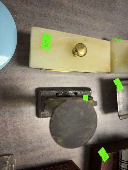 Hotchkiss No. 1 cast iron stapler, ink blotter image