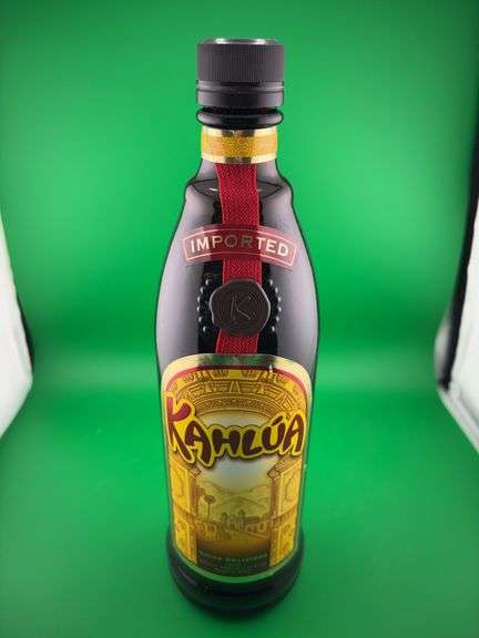 Collection of bottled alcohol image